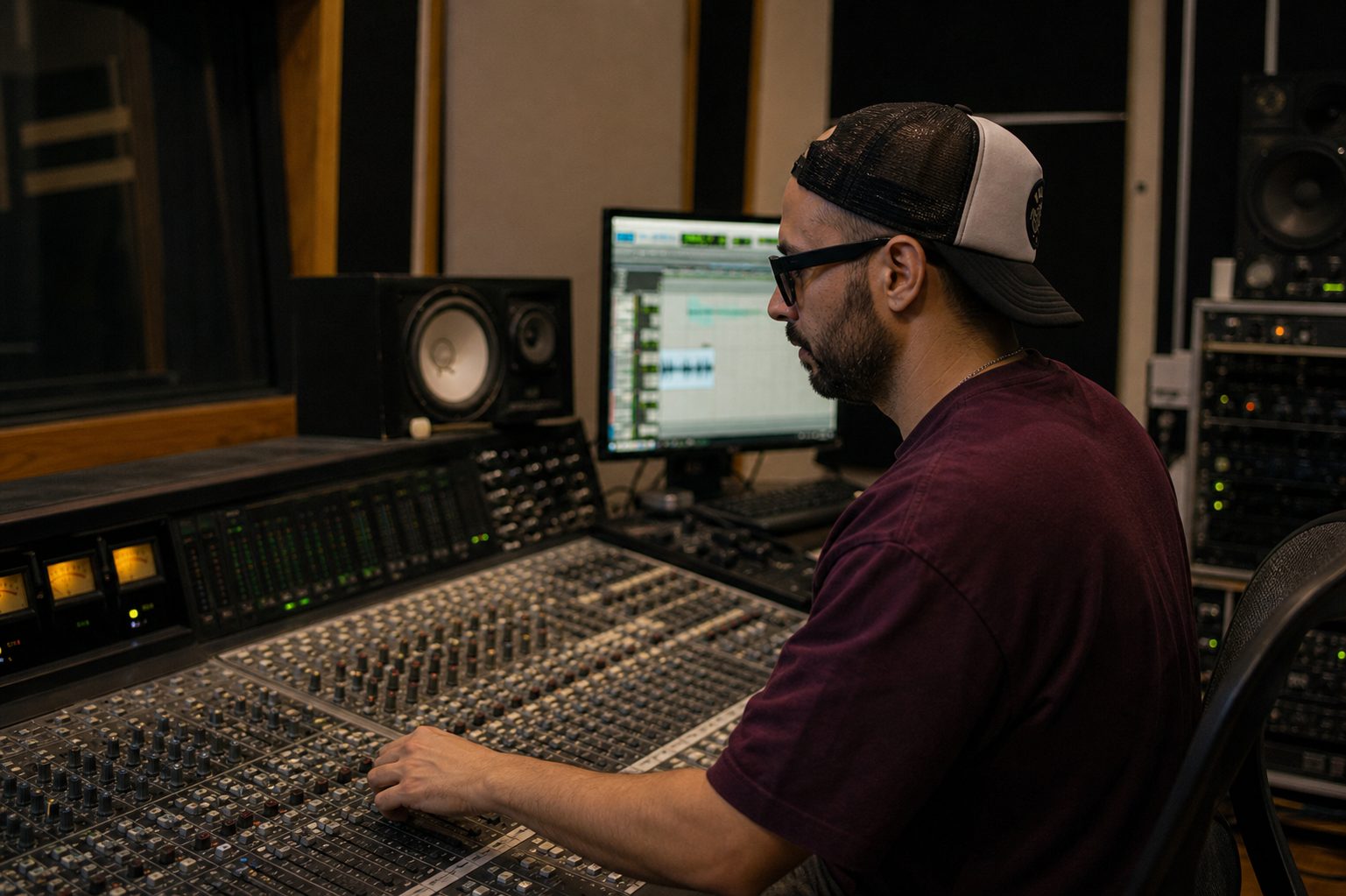 Mezcla en estudio