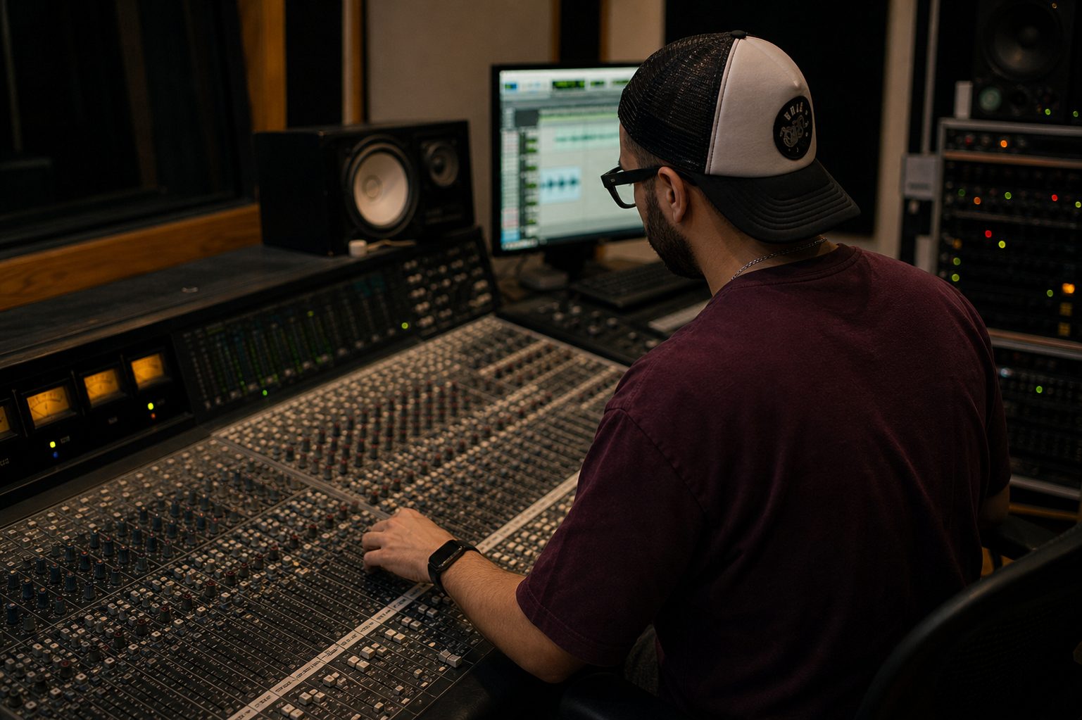 Mezcla en estudio